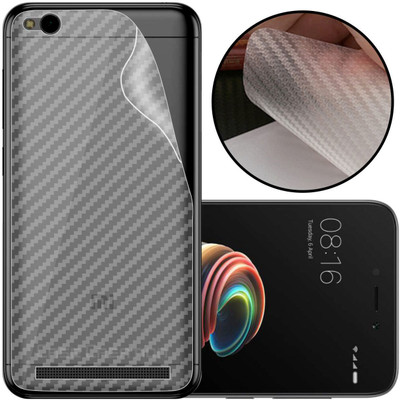 CASE CREATION Mi Redmi 5A Mobile Skin(3D Carbon Fibre Transparent Back Skin Matte Finish)