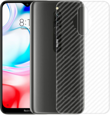 CASE CREATION Xiaomi Redmi 8 Mobile Skin(3D Carbon Fibre Transparent Back Skin Matte Finish)