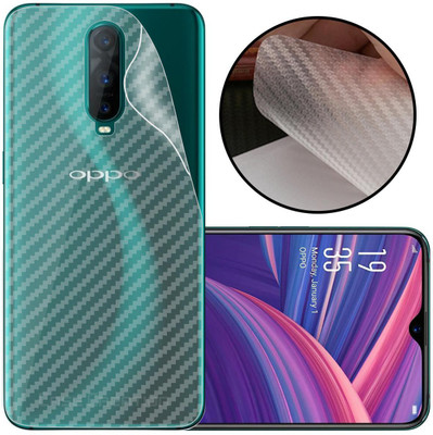 CASE CREATION Oppo R17 Pro Mobile Skin(3D Carbon Fibre Transparent Back Skin Matte Finish)