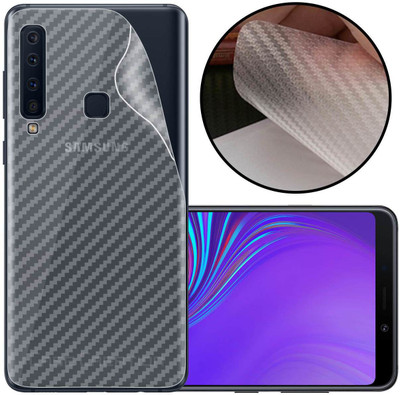 CASE CREATION Samsung Galaxy A9 (2021) Mobile Skin(3D Carbon Fibre Transparent Back Skin Matte Finish)