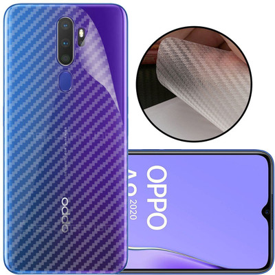 CASE CREATION Oppo A9 2020 Mobile Skin(3D Carbon Fibre Transparent Back Skin Matte Finish)