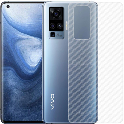 CASE CREATION Vivo X50 pro Mobile Skin(3D Carbon Fibre Transparent Back Skin Matte Finish)