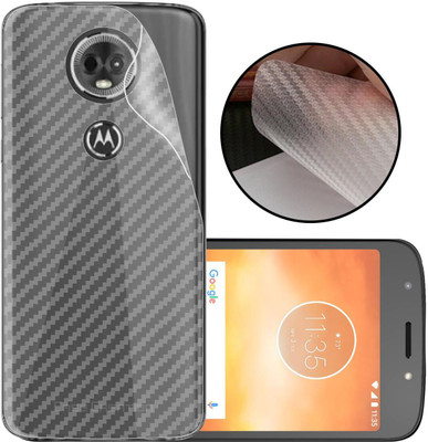 CASE CREATION Motorola Moto E5 Mobile Skin(3D Carbon Fibre Transparent Back Skin Matte Finish)