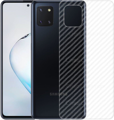 CASE CREATION Samsung Galaxy A81 Mobile Skin(3D Carbon Fibre Transparent Back Skin Matte Finish)