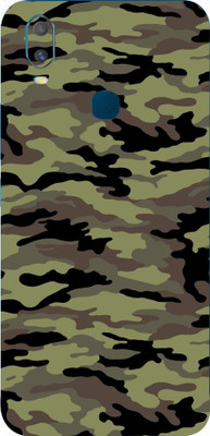 Mclaxa Military green skin for vivo y11 mobile back skin, Military green, vivo y11 Mobile Skin(Military green)