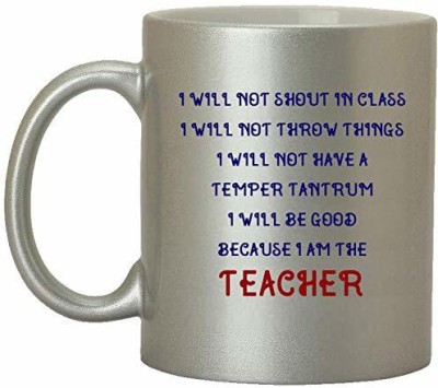 SNV Tea or Coffee Teacher Printed Coffee 11 Oz Ceramic Funny Coffee Cup-902 Ceramic Coffee Mug(350 ml)