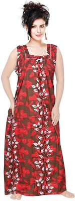 Satyam Women Nighty(Red)