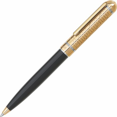 PIERRE CARDIN CROWN BLACK & GOLD Ball Pen(Blue)