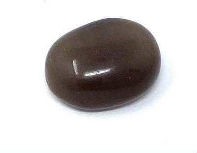 Mahant Ji Pure and Certified Brown Cats Eye Or Lehsunia Gemstone With Lab Tested Certificate ( 6 To 8 Carat ) Cat's Eye Stone