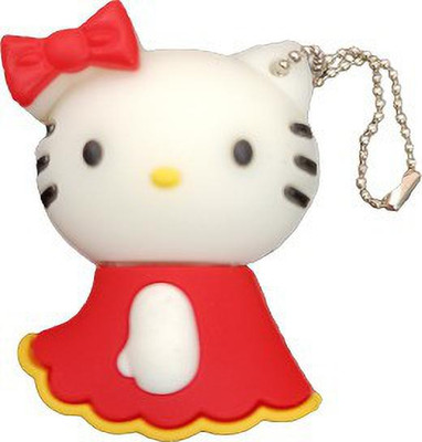 PANKREETI PDS3 Kitty Cat Fancy Cartoon Designer 64 GB Pen Drive(Multicolor)