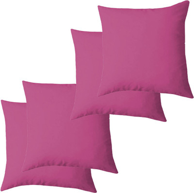 Linenovation Microfibre Solid Cushion Pack of 4(Lavender)