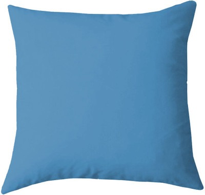 Texlux Microfibre Solid Cushion Pack of 1(Carolina Blue)