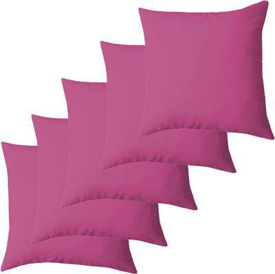 Texlux Microfibre Solid Cushion Pack of 5(Lavender)