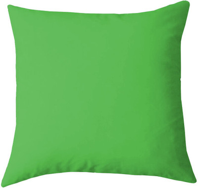 Texlux Microfibre Solid Cushion Pack of 1(Neon Green)