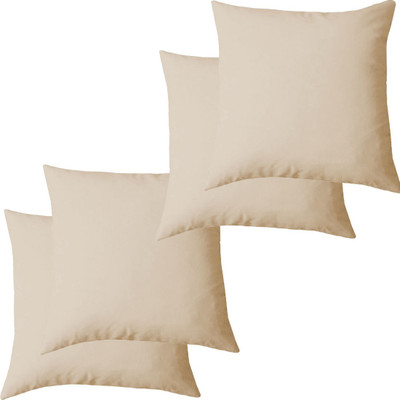 Texlux Microfibre Solid Cushion Pack of 4(off white)