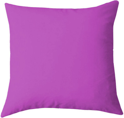 Texlux Microfibre Solid Cushion Pack of 1(Light purple)