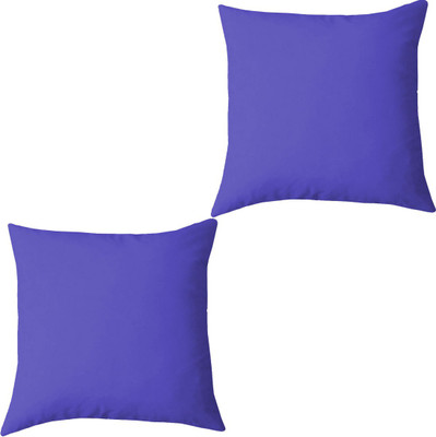 Texlux Microfibre Solid Cushion Pack of 2(Royal Blue)
