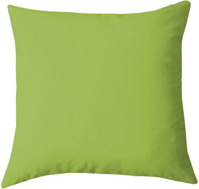 Texlux Microfibre Solid Cushion Pack of 1(Olive Green)