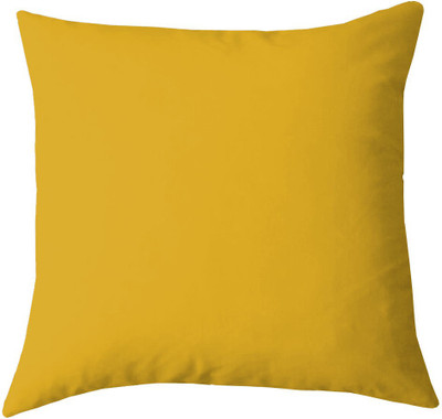 Texlux Microfibre Solid Cushion Pack of 1(Orange)
