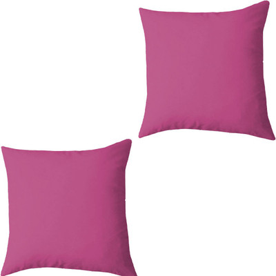 Texlux Microfibre Solid Cushion Pack of 2(Lavender)