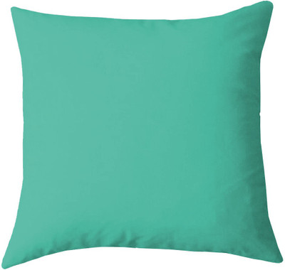 Texlux Microfibre Solid Cushion Pack of 1(Turquise)