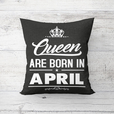 VULPIX Microfibre Quotes Cushion Pack of 1(Black)