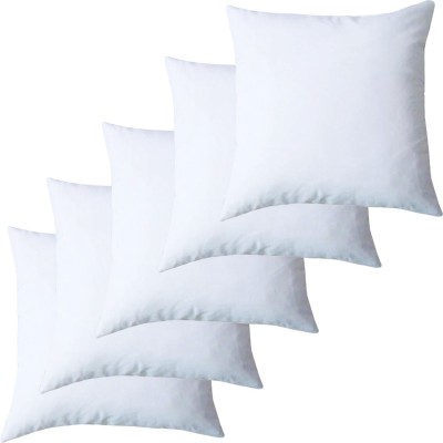 Texlux Microfibre Solid Cushion Pack of 5(White)