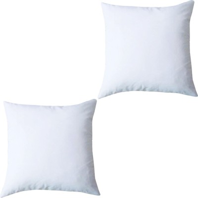 Linenovation Microfibre Solid Cushion Pack of 2(White)