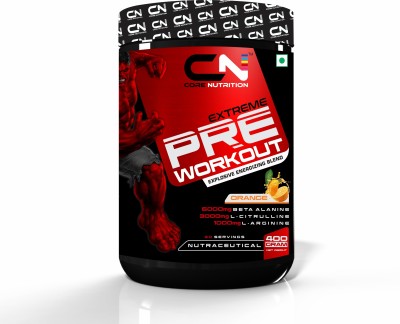 CORE NUTRITION Extreme Pre-Workout 400gram Powder Whey Protein(400 g, Orange)