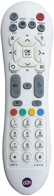 SHAILRON  Remote Videocon D2H Remote Controller(White)