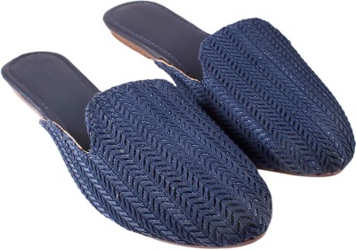 Apratim Women Blue Flats