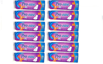 Pro-ease Sanitary pad 6 * 12 = 72 pcs Sanitary Pad(Pack of 72)