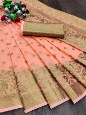 JUMSA Cotton Silk Floral Print Blouse Material