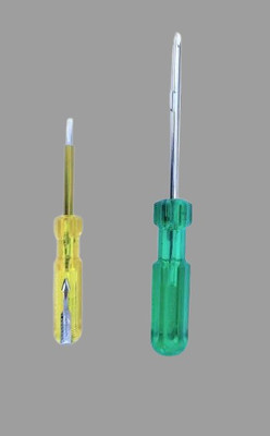 NBS 2-in-1 Screwdriver(4 inch) with 1 Light Tester useful for electric work Standard Screwdriver Set(Pack of 2)