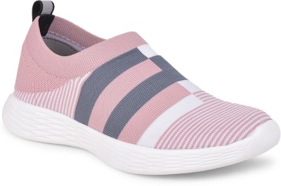 Aqualite Slip On Sneakers For Women(Pink, Grey)