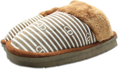 JodaGhar Men Slides(Brown , 6)