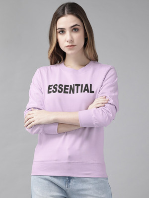 THE DRY STATE Full Sleeve Printed Women Sweatshirt