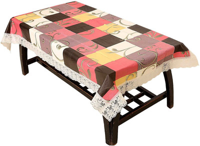 DPA Collection Printed 4 Seater Table Cover(Multicolor, PVC)
