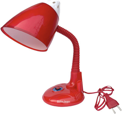 BillieJean Reading & Studying Room Desk Study Lamp(36 cm, Red)