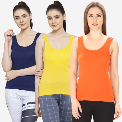 FBAR Casual Solid Women Multicolor Top
