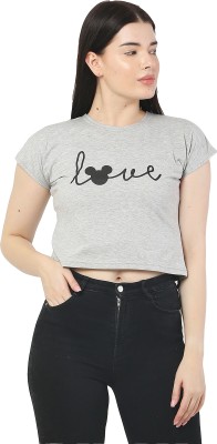 VEDANSH ENTERPRISES Casual Self Design Women Grey Top