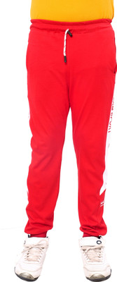 rayie collection Solid Men Red Track Pants