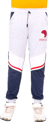 rayie collection Colorblock Men White, Blue Track Pants