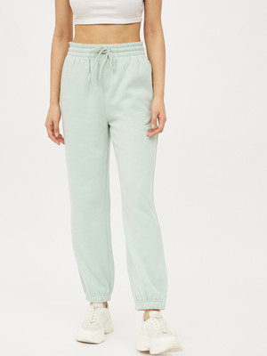 HARPA Solid Women Green Track Pants