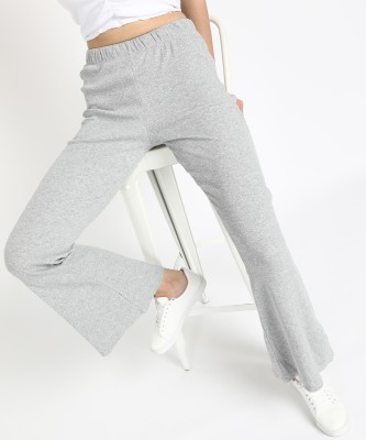 Trendyol Regular Fit Women Grey Trousers