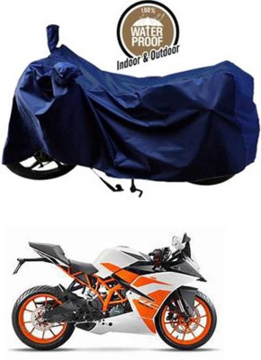 RONISH Waterproof Two Wheeler Cover for KTM(RC 200, Blue)