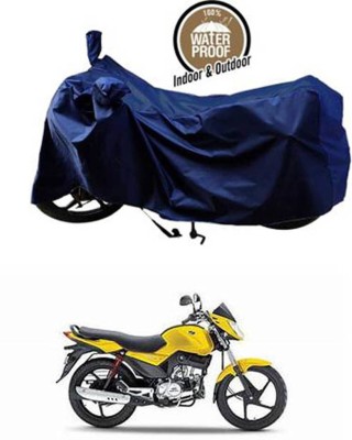 RONISH Waterproof Two Wheeler Cover for Mahindra(Stallio, Blue)