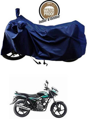 RONISH Waterproof Two Wheeler Cover for Bajaj(Discover 100 DTS-i, Blue)