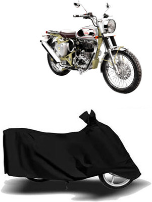 Exciting collections Two Wheeler Cover for Royal Enfield(Bullet Trials 500, Black)