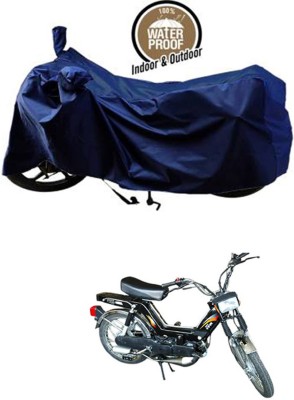 RONISH Waterproof Two Wheeler Cover for Kinetic(Luna, Blue)